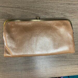 Metallic Rose Gold HOBO Clutch Wallet